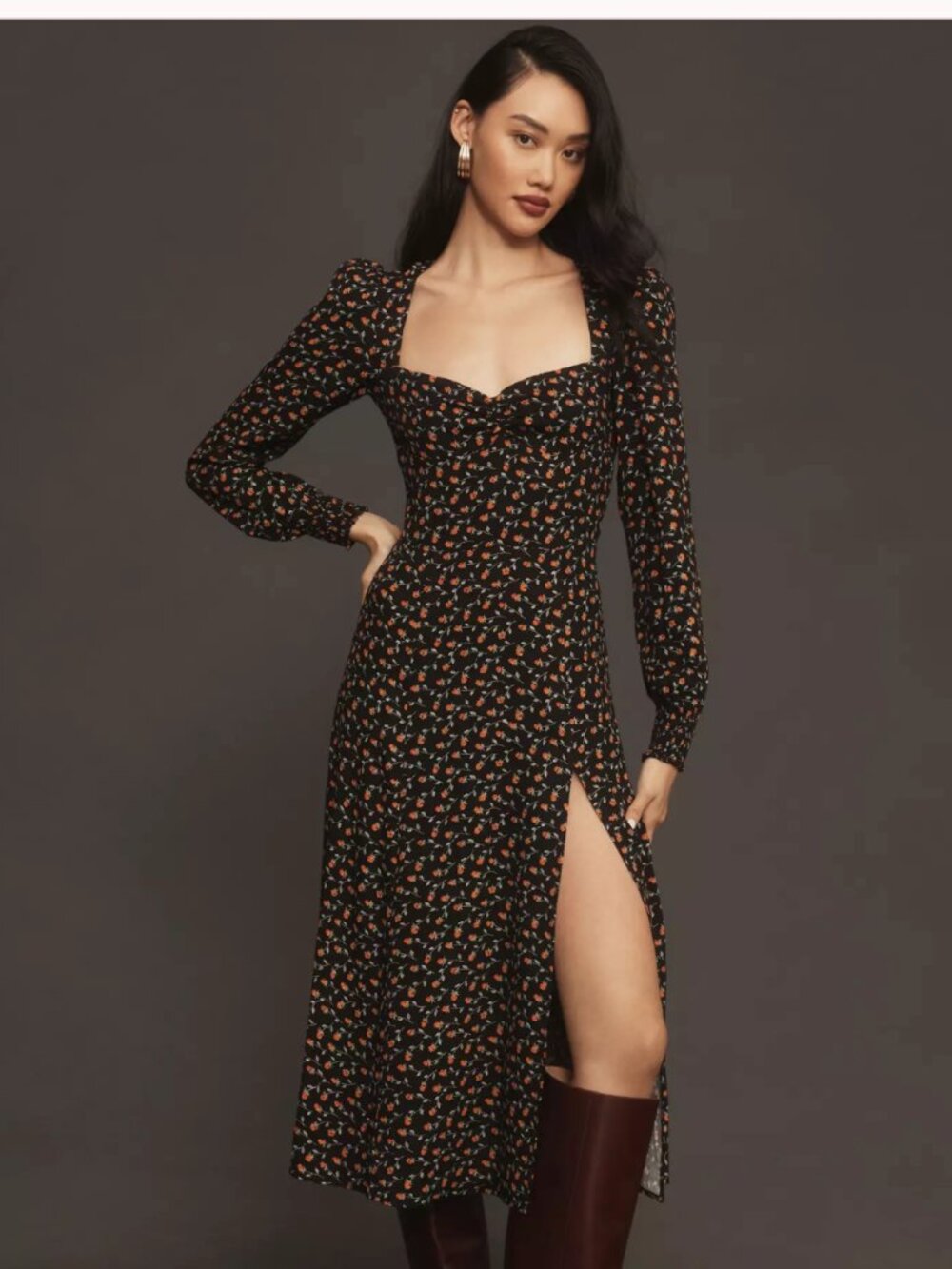 Reformation Hunt Midi Dress